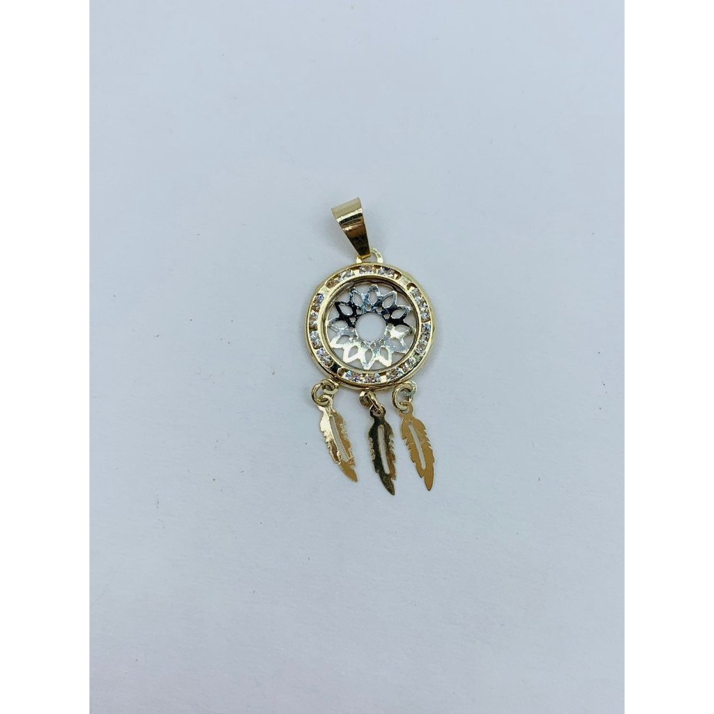 Real 10k Gold Pendant Dream Catcher
